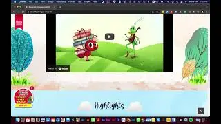 BookFest 2021 Website (Screencapture video)