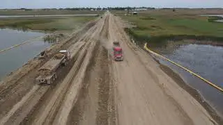 NDDOT Gackle Highway 46 Grade Raise