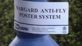 Anti-Fly Poster/Anti-Graffiti System