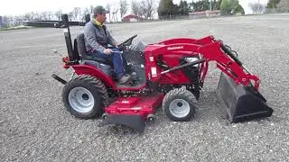 2017 Mahindra eMax 22S Compact Utility Tractor w/Quick Tach Loader & 50