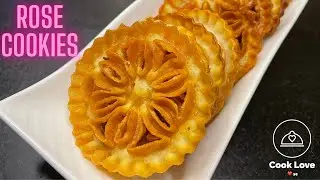 Quick and Easy Christmas Special Rose cookies recipe || Gulabi Puvvulu || Acchu Murukku || Achapam