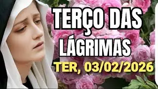 TERÇO DAS LÁGRIMAS DE NOSSA SENHORA (Terça, 03/02/2026) Coroa das Lágrimas de Maria