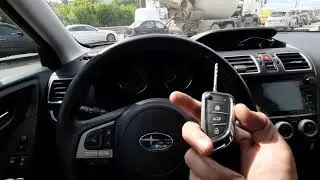 Рекламный обзор! Складной ключ зажигания для  SUBARU FORESTER 2018