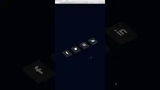 3D Social Media Buttons In HTML CSS #shorts #html #css #trending #tutorial #coding