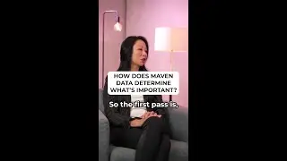 How Does Maven Data Determine What&rsquo;s Important? #shorts