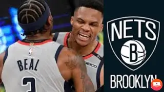Westbrook Beal 78 PTS! Combine, Beal Hit Late 3s! vs Nets [ NBA season 2020-21 ]