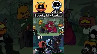 FNF SPOOKY MIX UPDATE! V2! SPOOKY DANCE ANIMATION #fnf #fnfmod #spookymonth #song #fridaynightfunkin