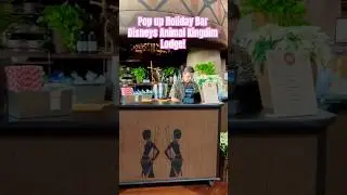 Временный праздничный лобби-бар в отеле Disney's Animal Kingdom Lodge #шорты #дисней #уолтдиснейв...