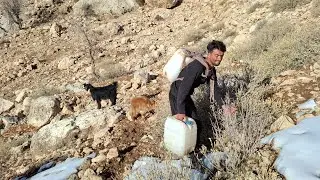 He risked his life for water | Real life in the mountains