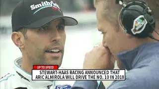 Aric Almirola to pilot No. 10 in 2018 for Stewart-Haas Racing