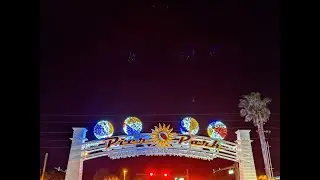 Pier Park Panama City Beach Fl Christmas Holiday Lights & Shopping
