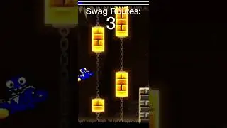 All the swag routes in magmatic sanctuary! #shorts #geometrydash