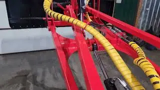 mini loader with hydraulic rotary blade