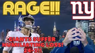 This New York Giants Fan Is Ready To RAGE QUIT! Absolutely HUMILIATED AGAIN! TEAM IS GARBAGE!