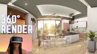 360 degree House Design Interior Scene (3d VR)