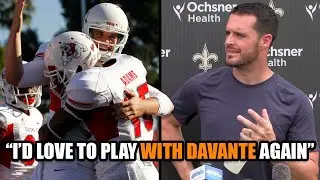 Saints QB Derek Carr Talks Davante Adams and Possible Reunion in New Orleans | NOF Network Reaction