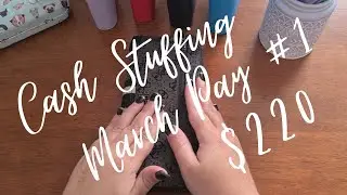 ~ Cash Stuffing ~ March Pay #1 ~ 2023 ~ Aussie Cash Stuffing ~ $220 ~