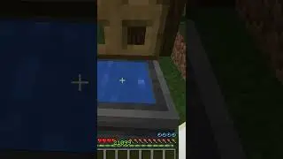 What if you trap yourself in a water-filled cauldron in Minecraft?  #minecraft #shorts
