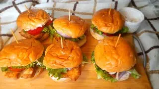 Mini party burger recipe @duakitchen
