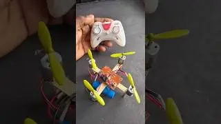 Mini RC drone simple homemade  Mini remote control DIY