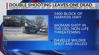 Double shooting in Peoria County leaves one dead
