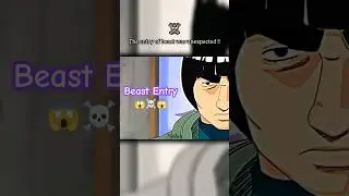 Lee Vs Gara | Guy Sense Entry | Naruto Series | Hitlist #shorts #Naruto #leevsgara #redbeast
