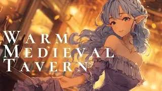 Warm Medieval Tavern &ndash; Gentle Medieval Music & Firelight Ambience