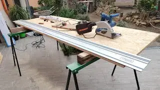 Tagliare Pannello OSB da 2.5 metri con sega ad immersione sheppach