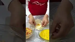🥐Nonushta uchun mazali taom retsepti!🧀 #nonushta #taomlar #food #lavash