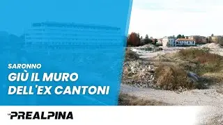 Saronno | Gi&ugrave; il muro dell'ex Cantoni