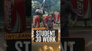 🔥 Amazing 3D Animation by Student | VFX & CGI Creativity | OVS Learning