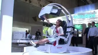 Sharp's futuristic Health Care Support Chair - a proactive health care solution #DigInfo