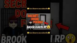 🚔 Brookhaven Police Cell SECRET Door Found! 😱 | Roblox #shorts