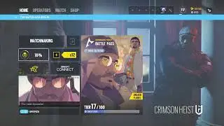 [LT/EN] Early Morning Rainbow Six Siege Border Rework playing unrankeds