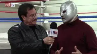 El Hijo del Santo presentó a su hijo Santo Jr. en esta frontera.