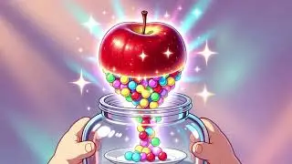 2 Hours of Magical Glass Apple to Toffee ASMR 🍎✨ | Relaxing Fruit Loop for Kids #aiasmr