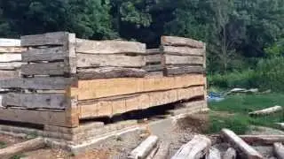 Norwegian-American log house restoration, Decorah, IA