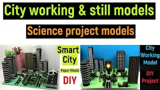 city working models - smart city model - city with traffic lights model -diyas funplay