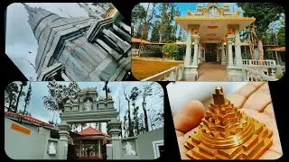 World's Biggest Sri Chakra Gopuram , Sri Chakra Maha Meru Temple, Nagalur Yercaud Tamilnadu.