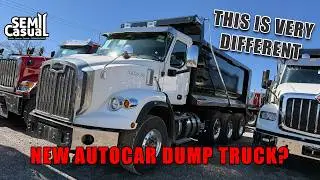 First time I have seen a dump truck like this....