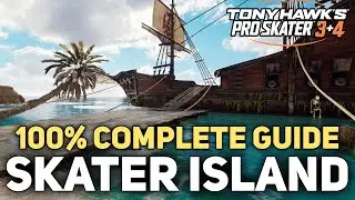 Skater Island - All Goals & Secrets - Tony Hawk's Pro Skater 3 + 4