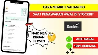 Cara Membeli Saham IPO Saat Penawaran Awal di Stockbit Saham