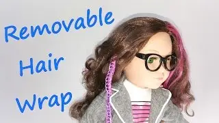 Removable Hair Wrap for the Hair Loom Studio by feelinspiffy (Rainbow Loom)