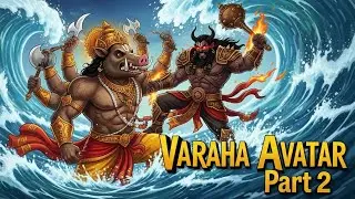 जब हिरण्याक्ष ने तीनों लोकों को हिला दिया 🔥 Varaha Avatar Part 2 | महा-युद्ध का आरंभ #varaha