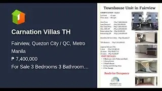 Carnation Villas TH