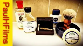 Бритва Gillette Tech DE | Мыло для бритья Stirling's Executive Man