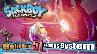 Sackboy A Big Adventure - Nervous System & Vexed N.A.O.M.I. Boss Fight - Golden Badge 100% - Part 51
