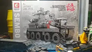 BUILD SEMBO MILITARY TRUCK The Wandering Earth||Merakit truk militer #sembo #fyp