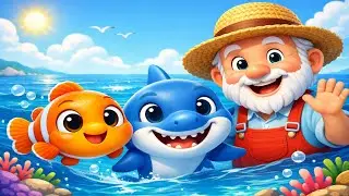 Old MacDonald Ocean Animals Song | Kids Songs in English