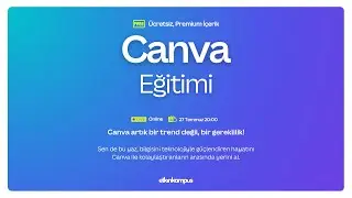 Online Canva Eğitimi #etkinkampüs #canva #yapayzeka